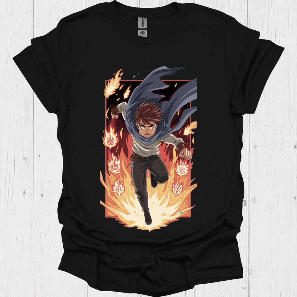 Punk Anime Unisex T Shirt V1 - Black