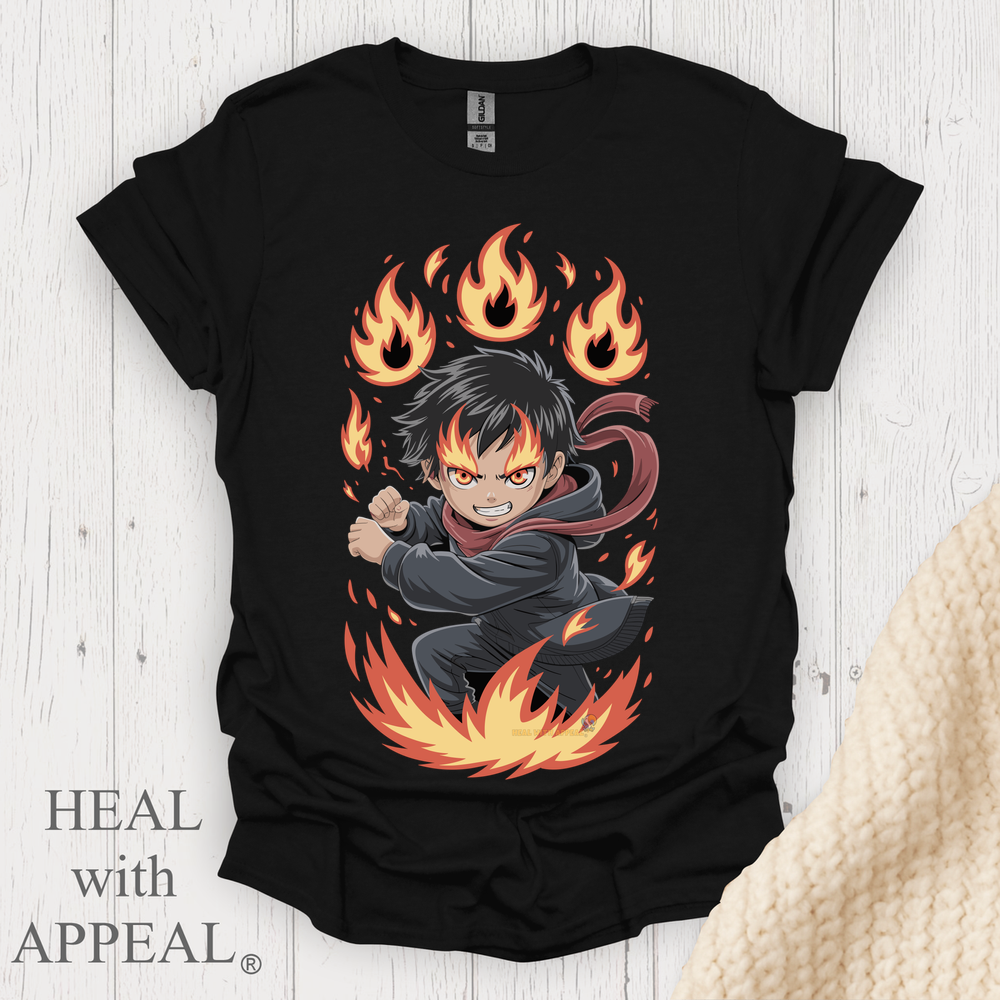 Punk Anime Unisex T Shirt V2 - Black