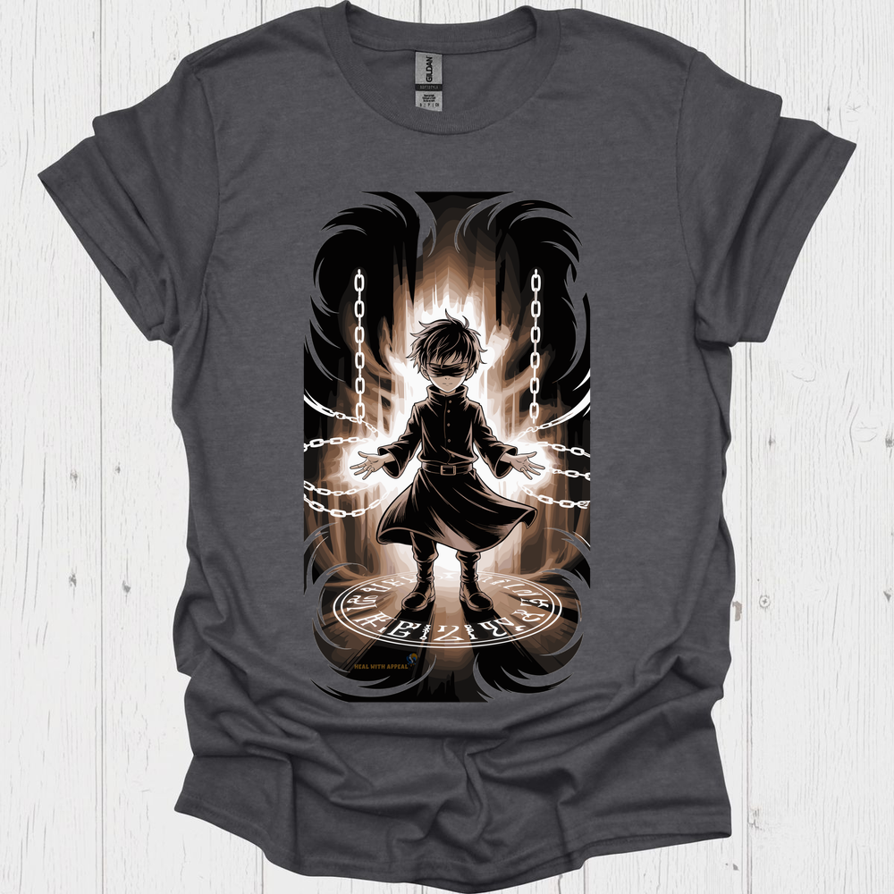 Punk Anime Unisex T Shirt V8 - Dark Heather