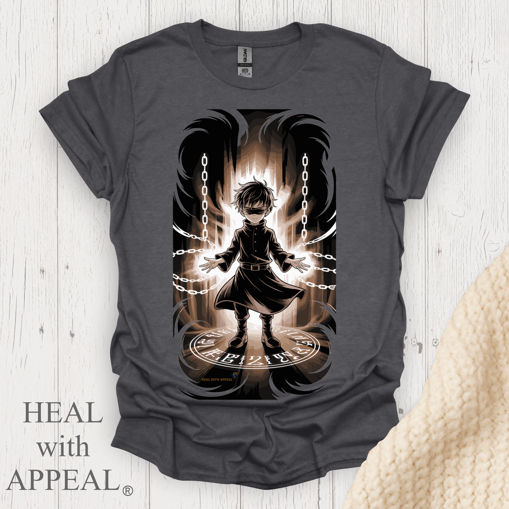 Punk Anime Unisex T Shirt V8 - Dark Heather