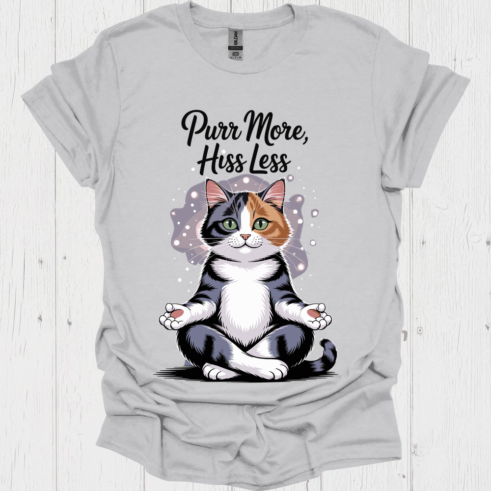 Purr More Hiss Less B - Ice Grey