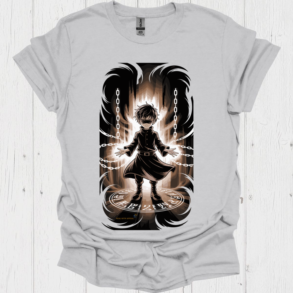 Punk Anime Unisex T Shirt V8 - Ice Grey