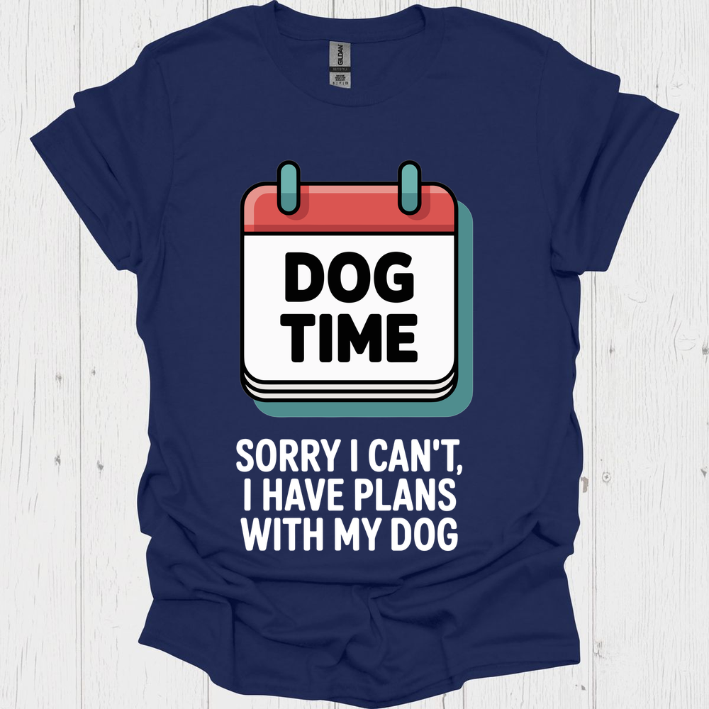 Dog Time Have Plans B - Navy