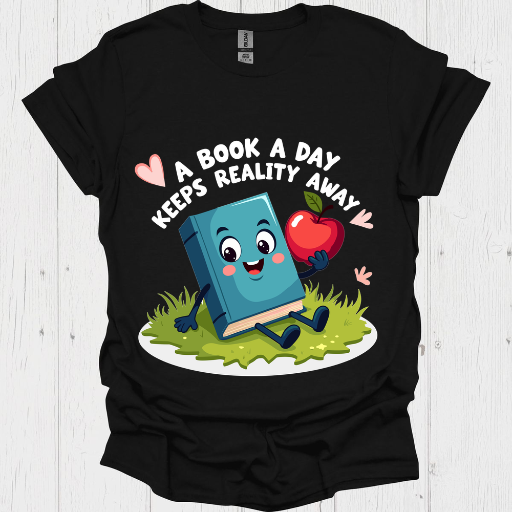 A Book A Day V1b Book Lover T-Shirt