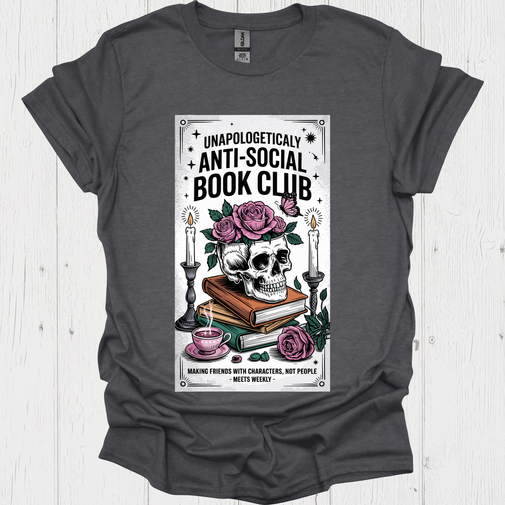 Anti Social Bookclub V2 Book Lover T-Shirt