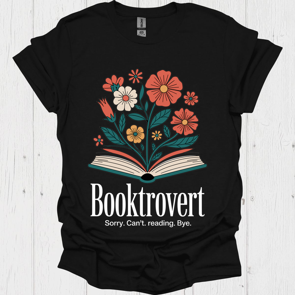Booktrovert Bloom From Pages V3b Pet Lover T-Shirt Book Lover T-Shirt
