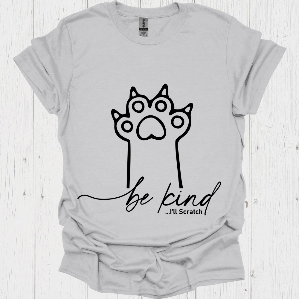 Funny Cat lover t-shirt, Cat Paw I Scratch V1, pet lover tee
