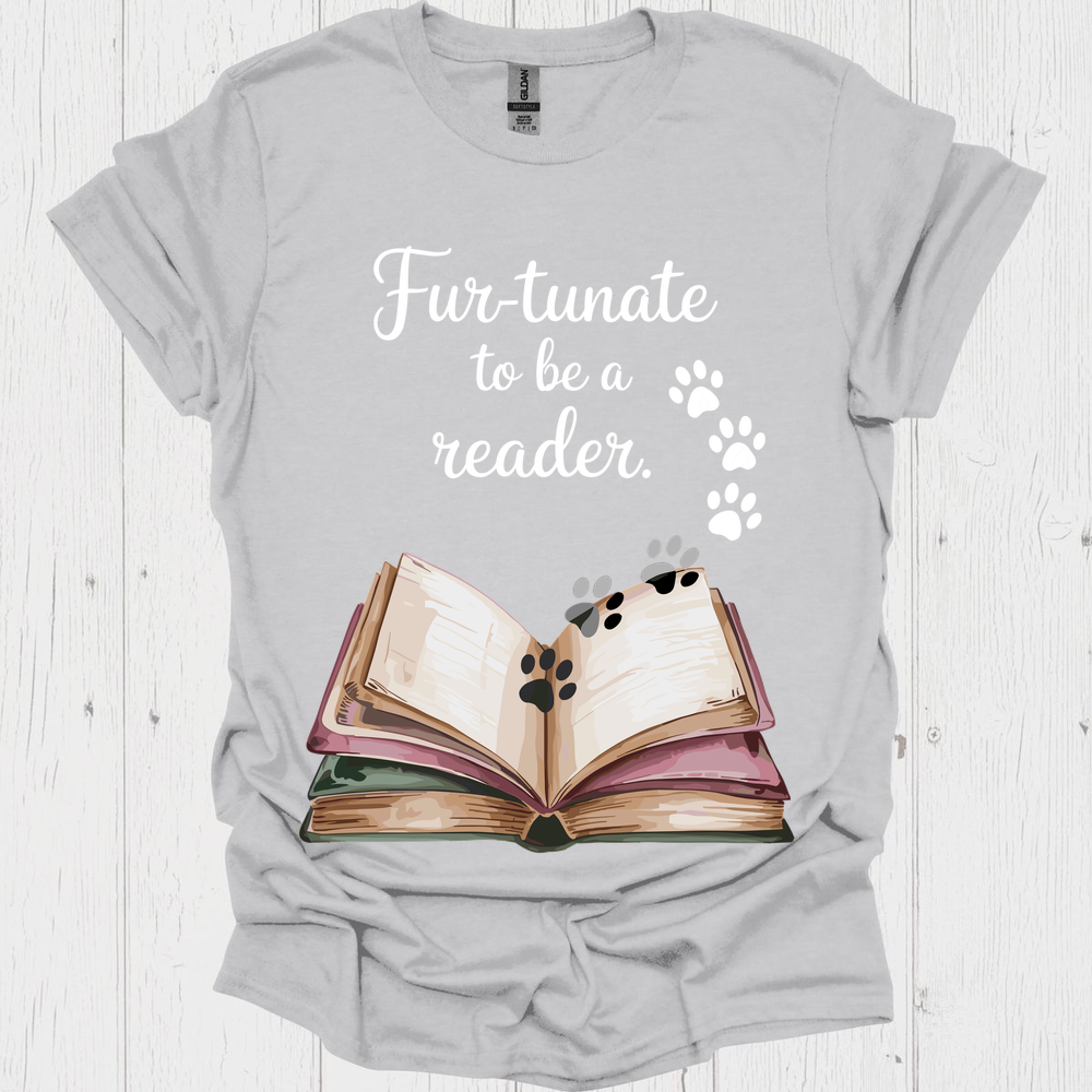 Furtunate To Be A Reader 3b Pet Lover T-Shirt