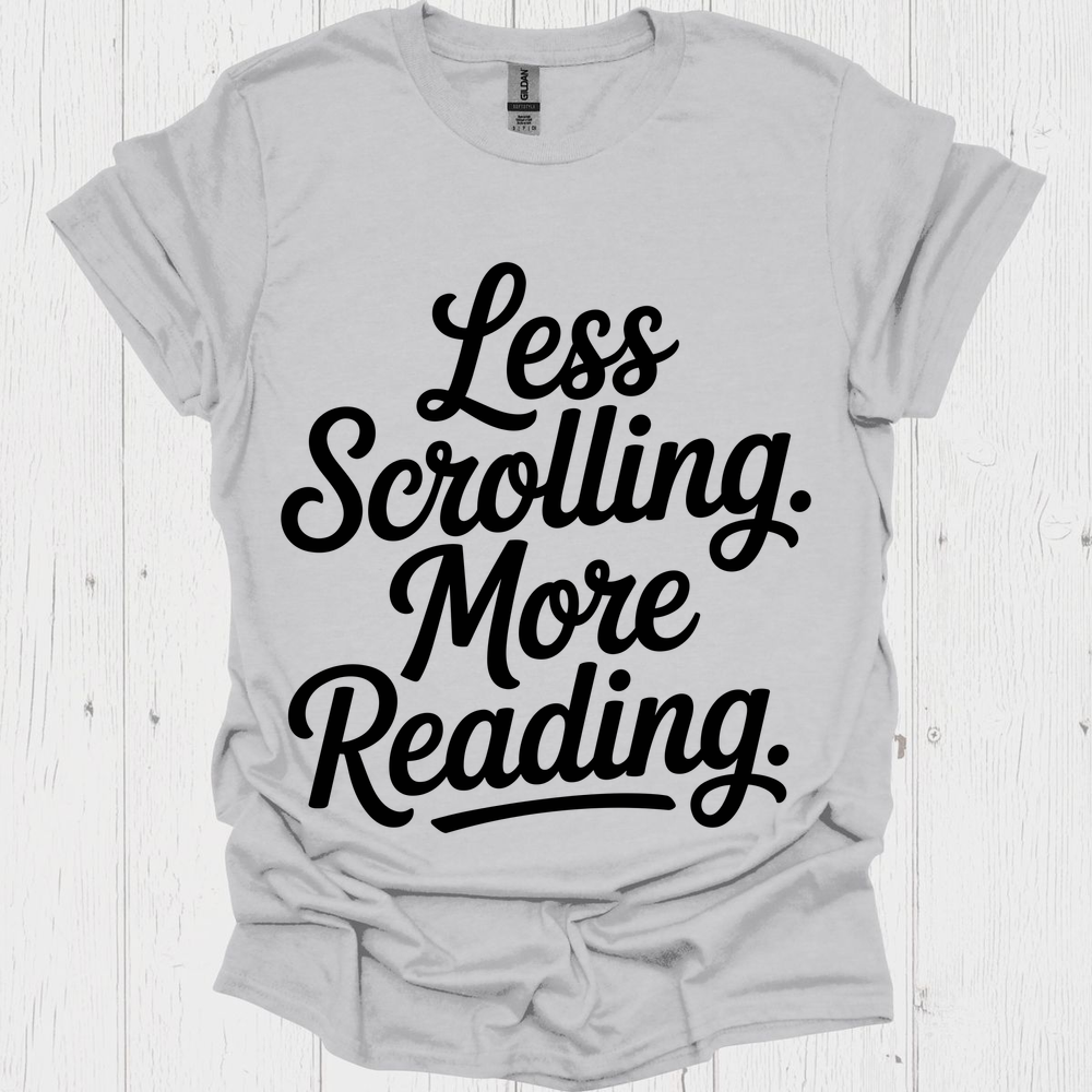 Less Scrolling V1b Book Lovers & Pet Lovers T-Shirt