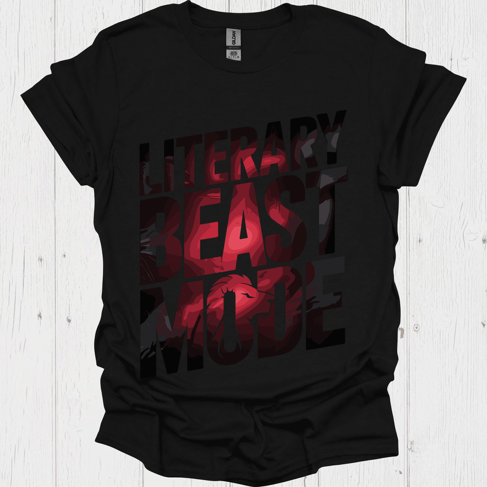 Literarty Beast 2 Book Lovers & Pet Lovers T-Shirt