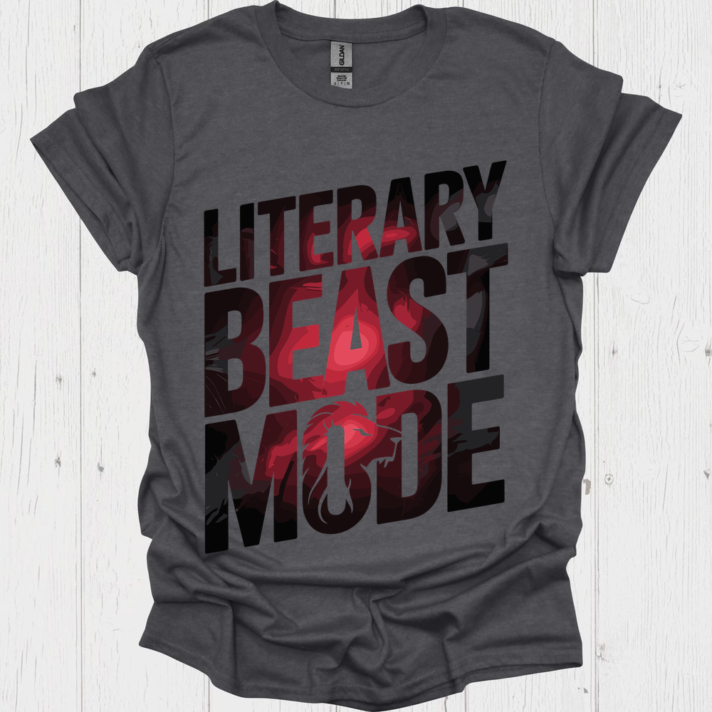 Literarty Beast 2 Book Lovers & Pet Lovers T-Shirt