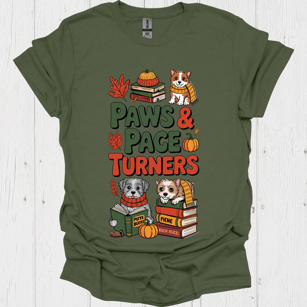 Paws N Page Turners 2 Pet Lover T-Shirt
