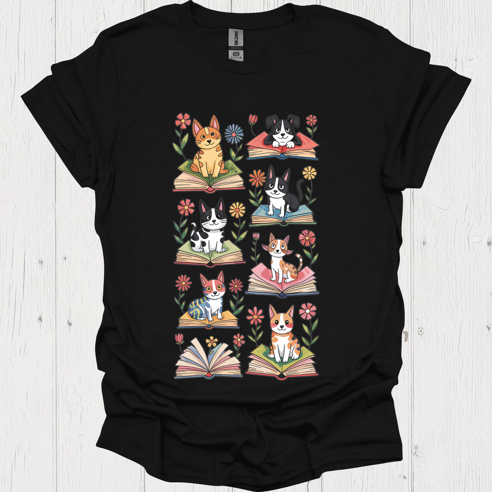 Pets N Books 2 Pet Lover T-Shirt