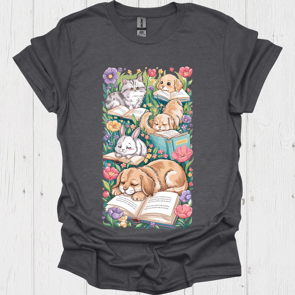 Pets N Books 3 Pet Lover T-Shirt