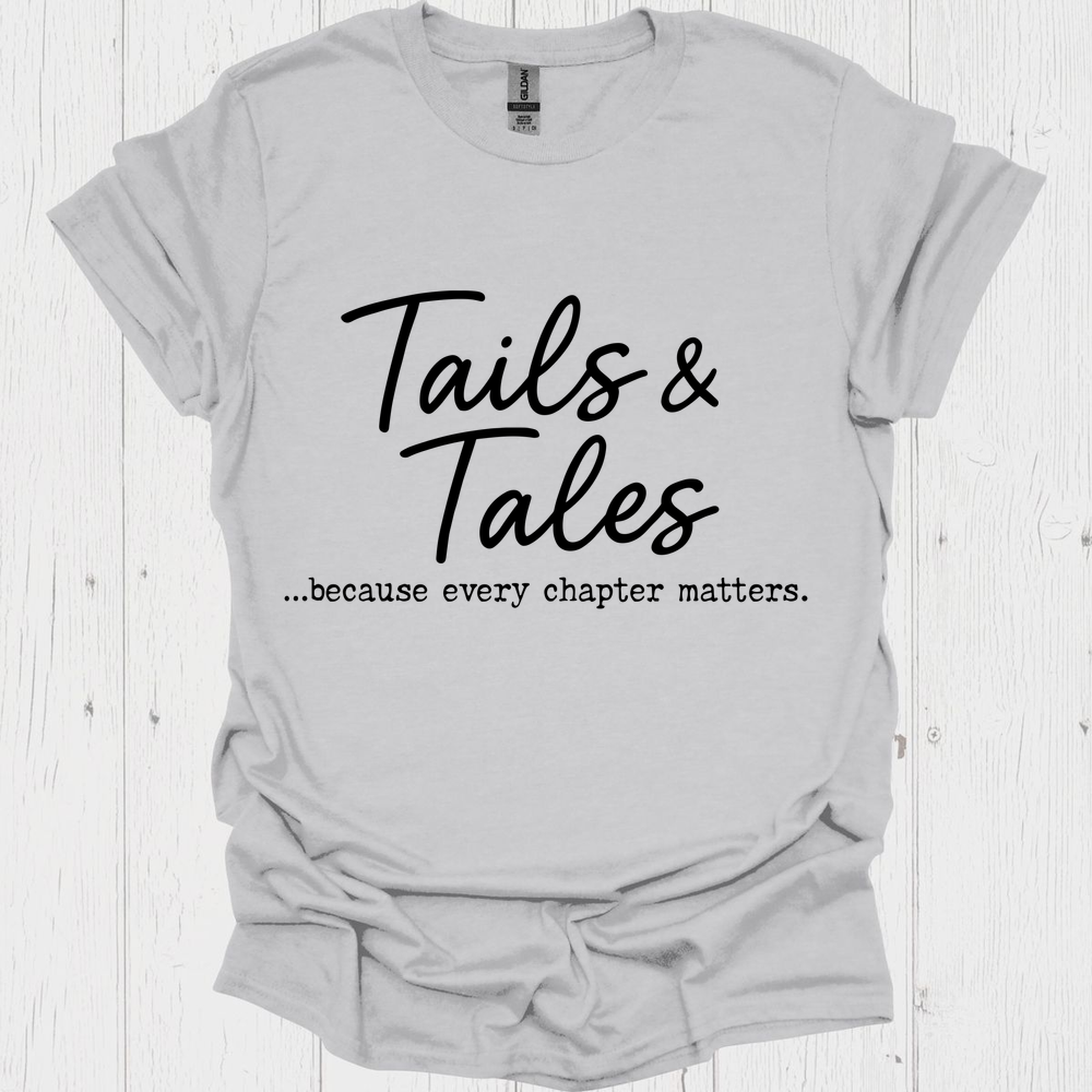 Funny pet lover t-shirt, Tails N Tales V1, bookk lover tee