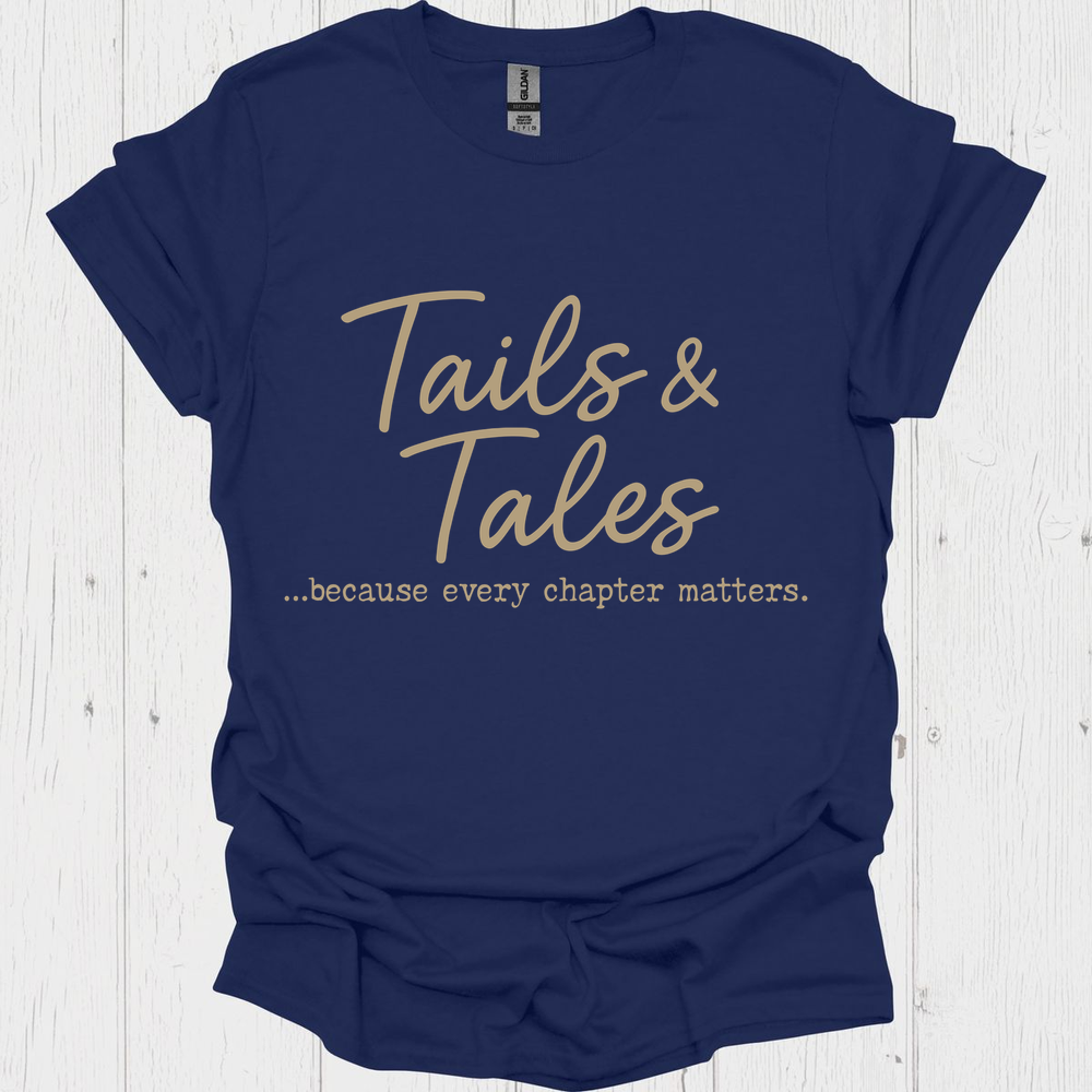 Funny pet lover t-shirt, Tails N Tales V1, bookk lover tee