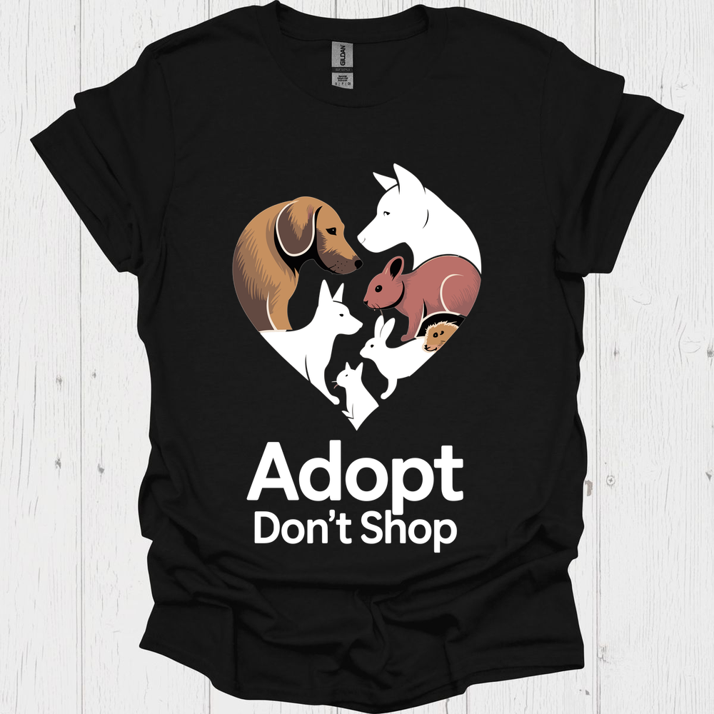 Adopt Dont Shop V2b - Black
