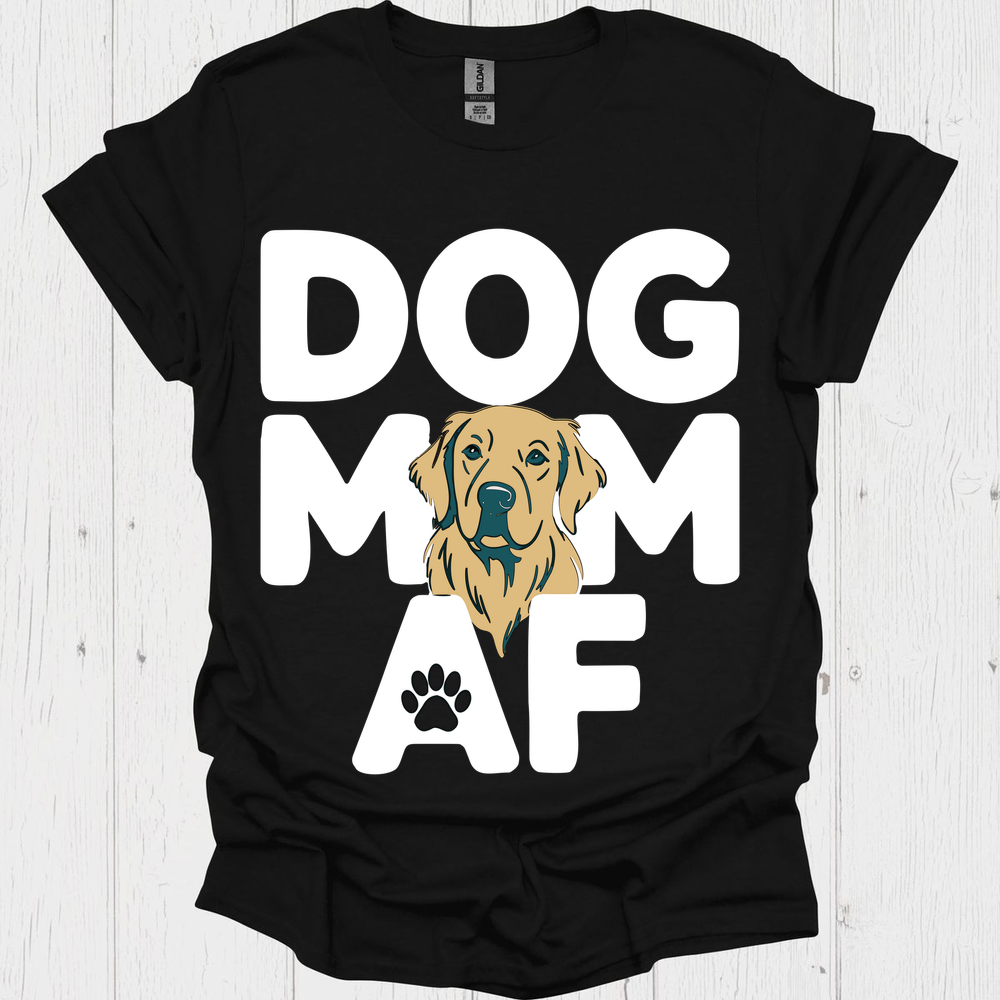 Dog Mom Af B - Black