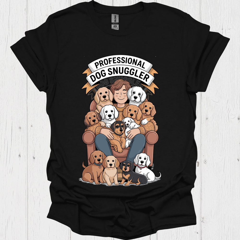 Professional Dog Snuggler - Black