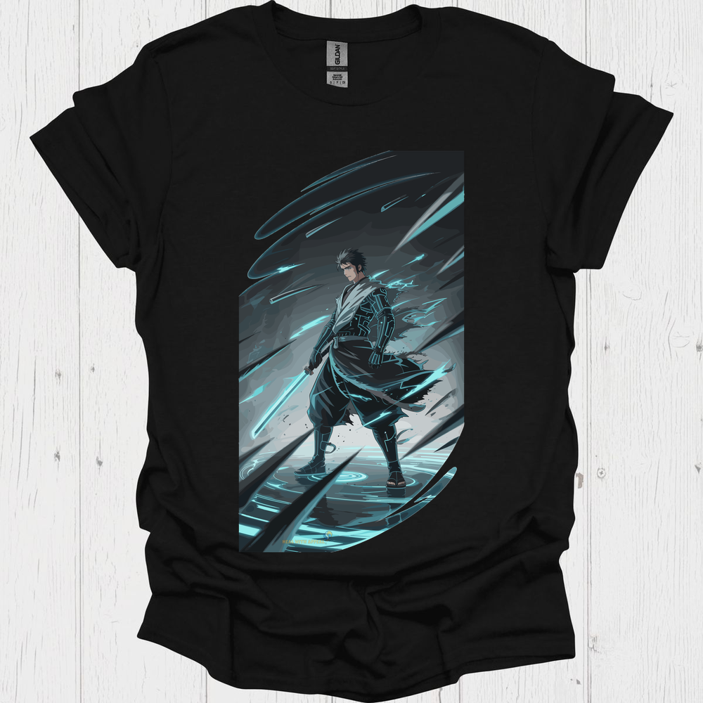 Anime Warrior T Shirt V3 - Black