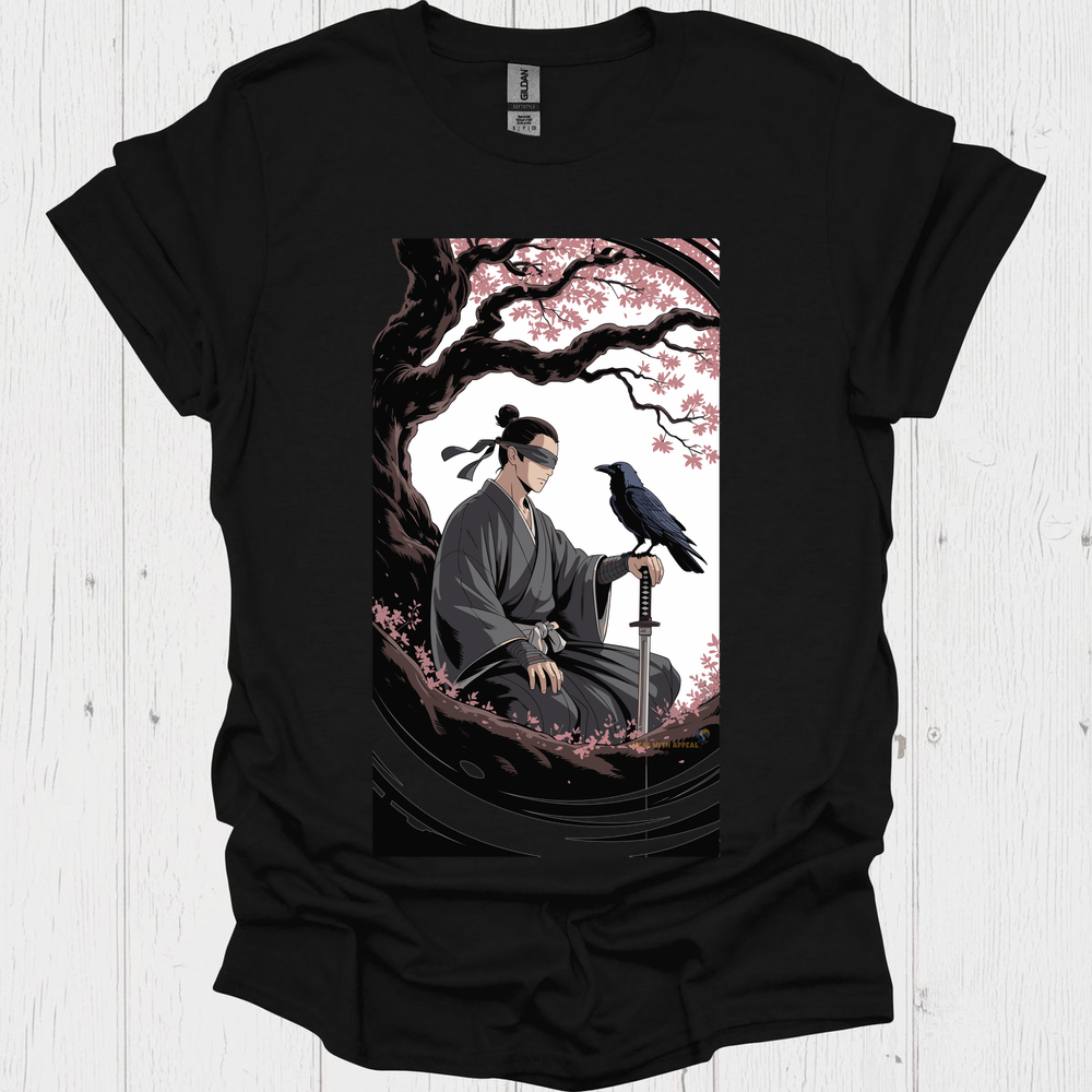 Anime Warrior T Shirt V7 - Black