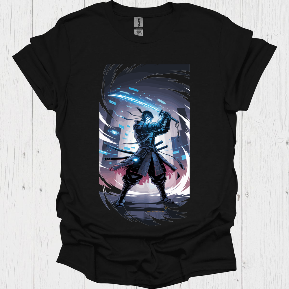 Anime Warrior T Shirt V11 - Black