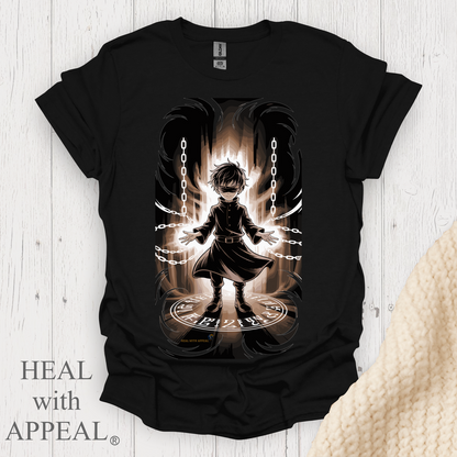 Punk Anime Unisex T Shirt V8 - Black