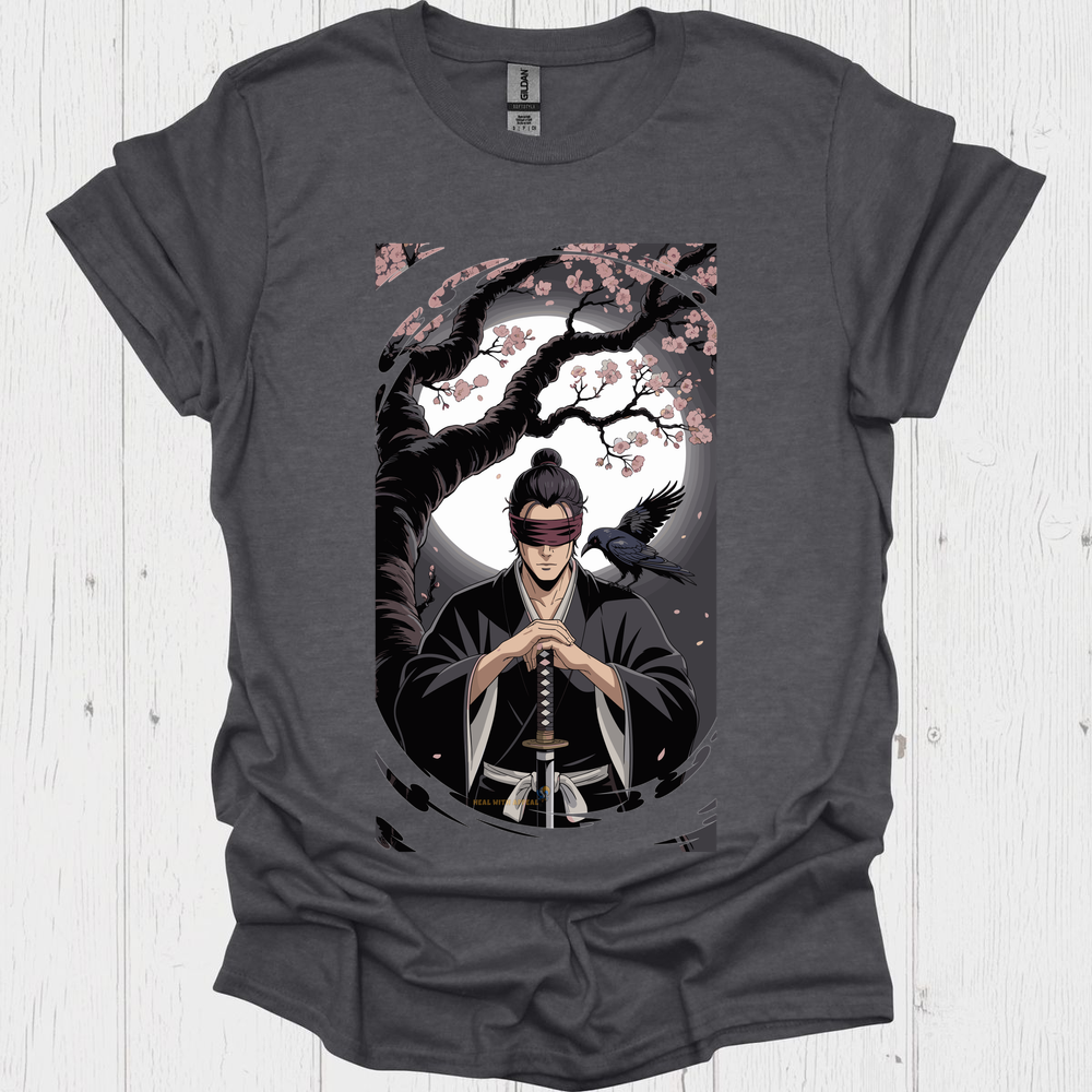 Anime Warrior T Shirt V6 - Dark Heather