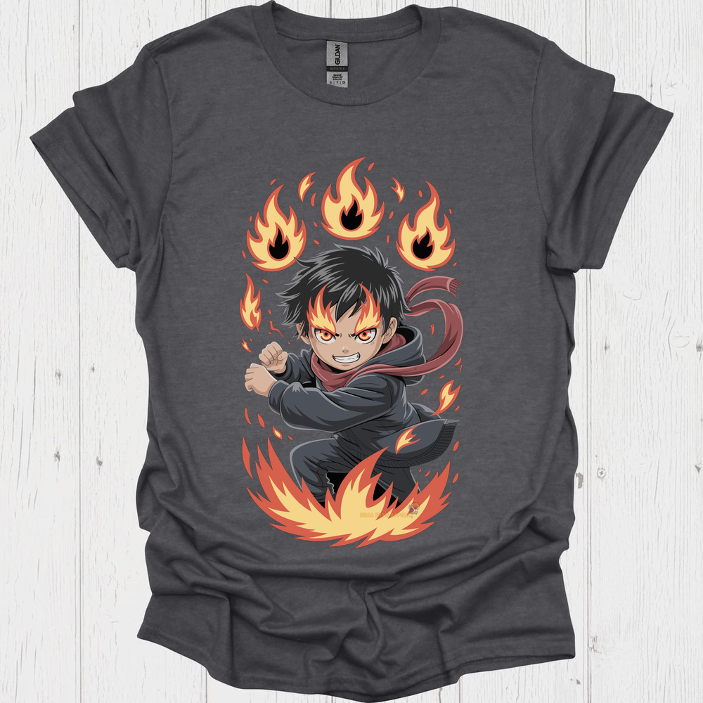 Punk Anime Unisex T Shirt V2 - Dark Heather