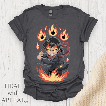 Punk Anime Unisex T Shirt V2 - Dark Heather