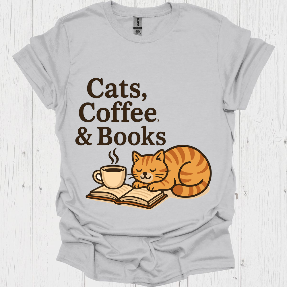 Cats Coffee Books B - Ice Grey