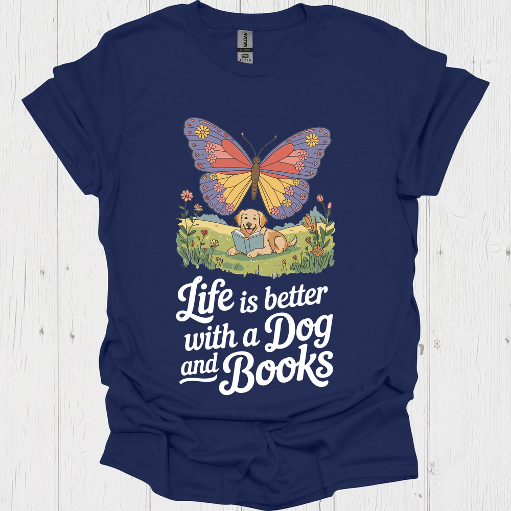 Life Better With A Dog V3b - Navy