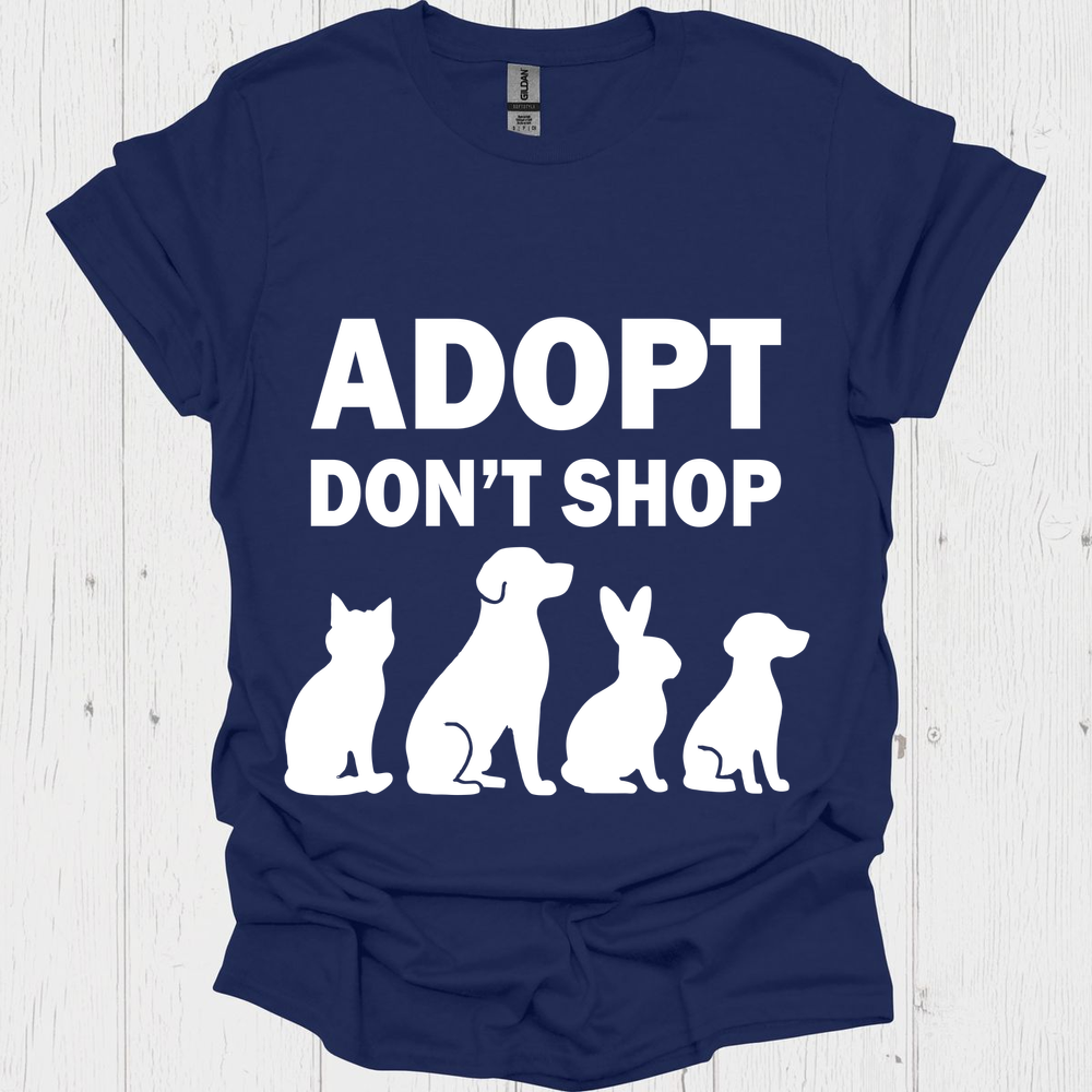Adopt Dont Shop B - Navy