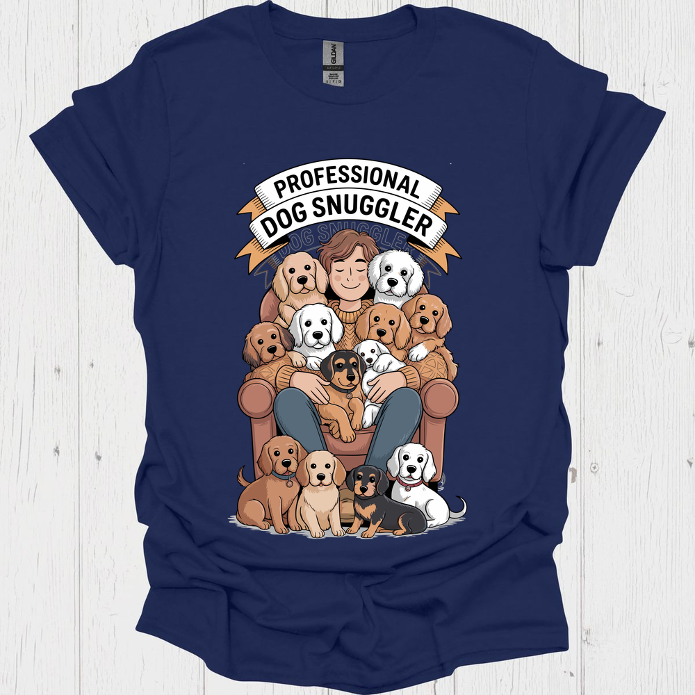Professional Dog Snuggler - Navy