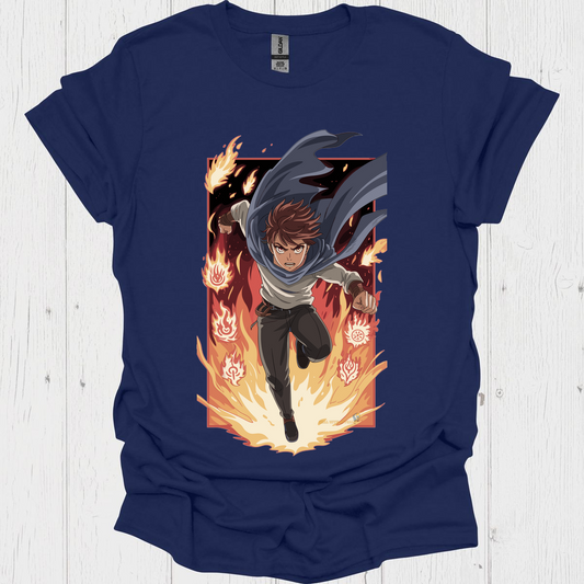 Punk Anime Unisex T Shirt V1 - Navy