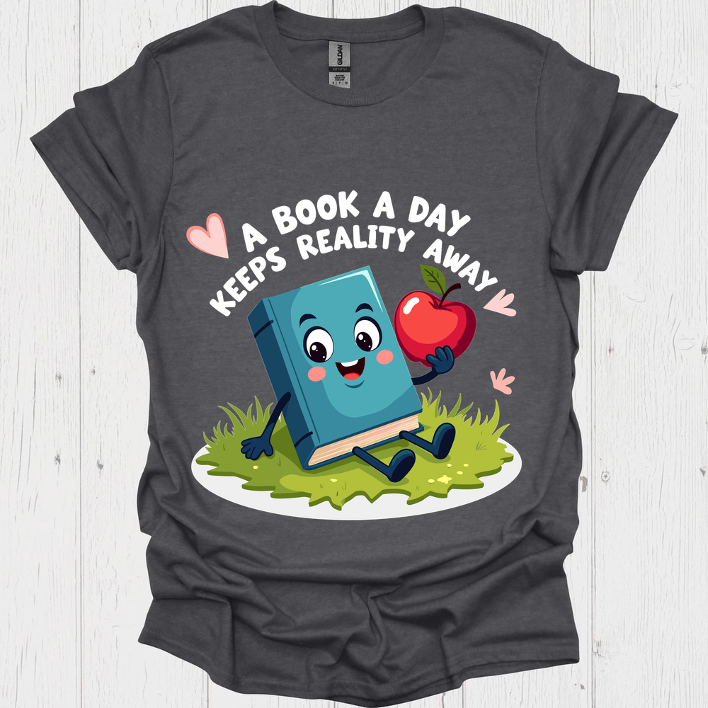A Book A Day V1b Book Lover T-Shirt