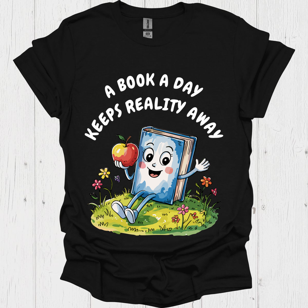 A Book A Day V2b Book Lover T-Shirt