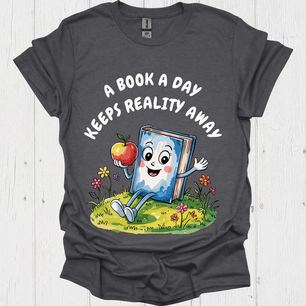 A Book A Day V2b Book Lover T-Shirt
