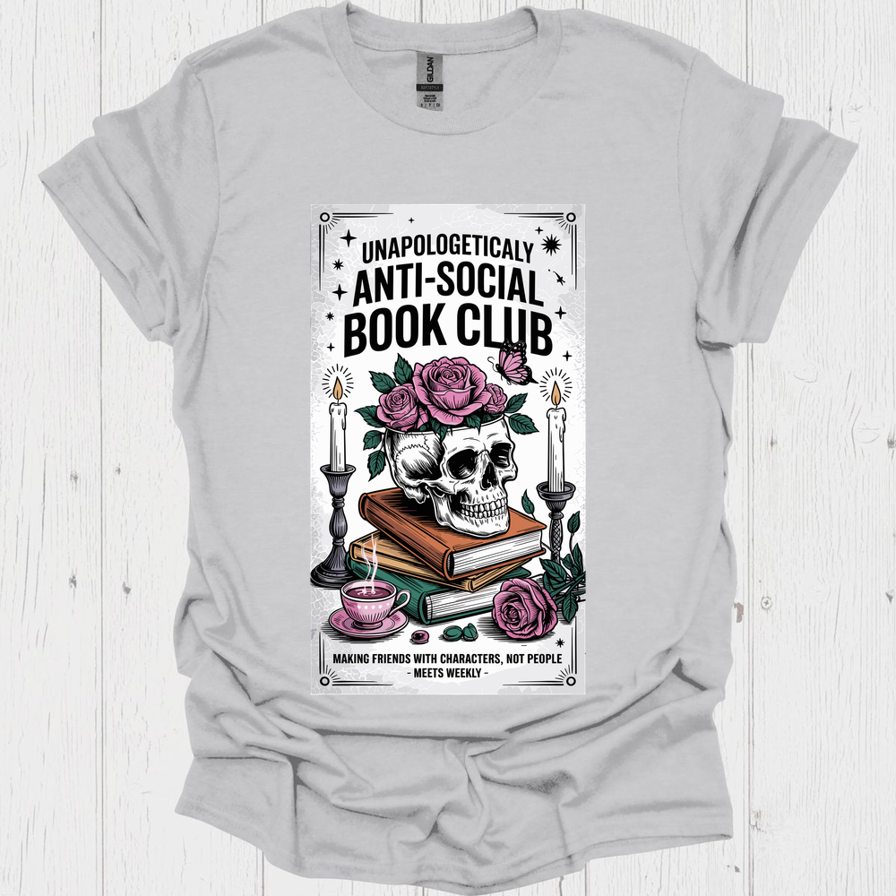 Anti Social Bookclub V2 Book Lover T-Shirt