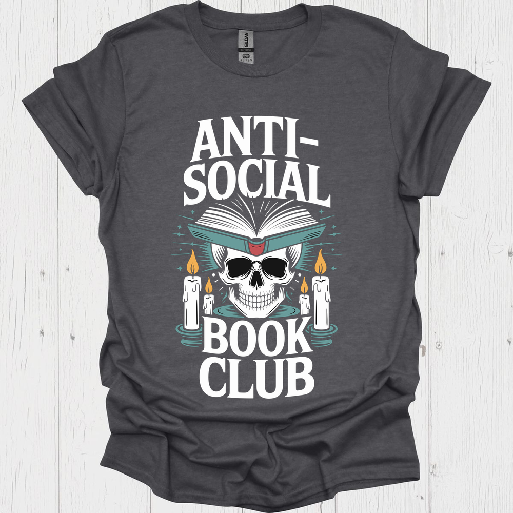 Anti Social Bookclub V3b Book Lover T-Shirt