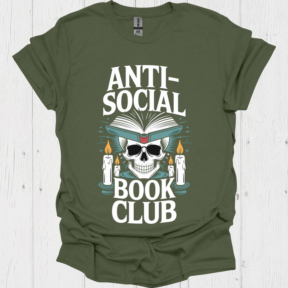 Anti Social Bookclub V3b Book Lover T-Shirt