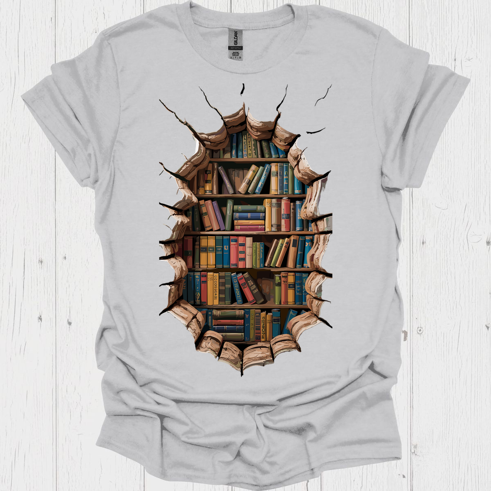 Books Break Through V1, Classic Vintage Book T-Shirt