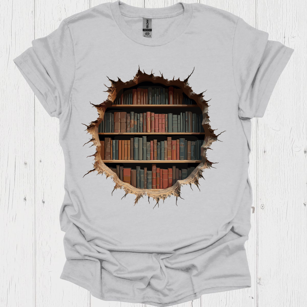 Books Break Through V4, Classic Vintage Book T-Shirt