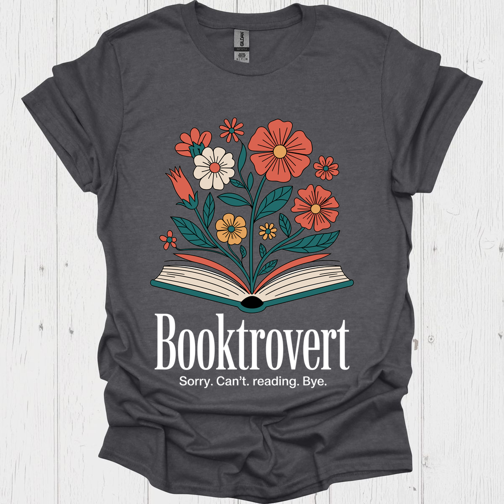 Booktrovert Bloom From Pages V3b Pet Lover T-Shirt Book Lover T-Shirt