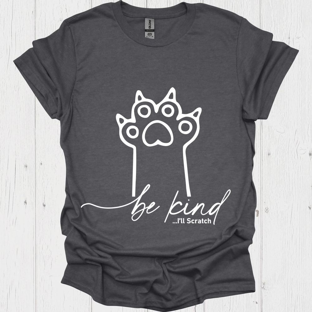 Funny Cat lover t-shirt, Cat Paw I Scratch V1, pet lover tee