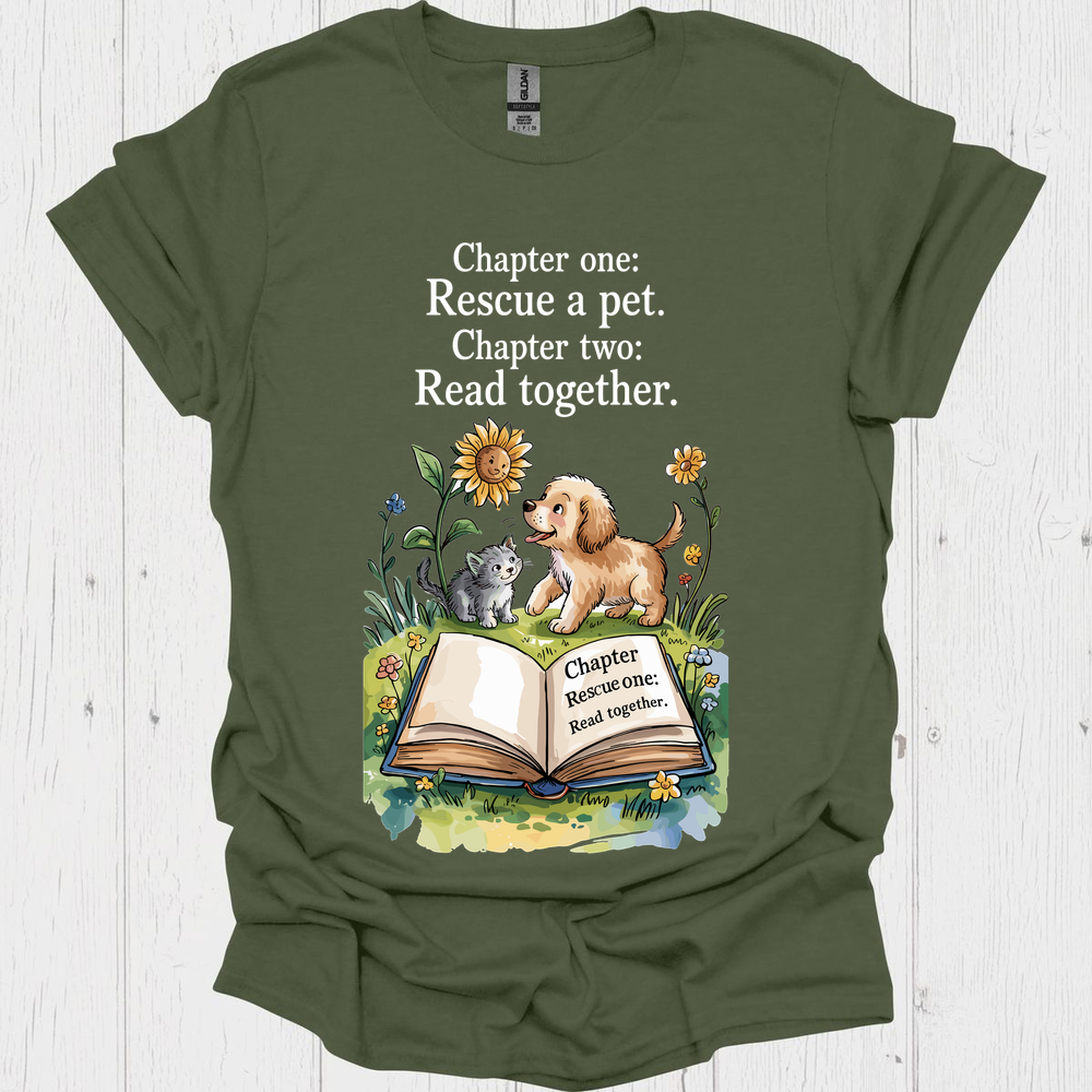 Chapter One Resue A Pet 2b Pet Lover T-Shirt