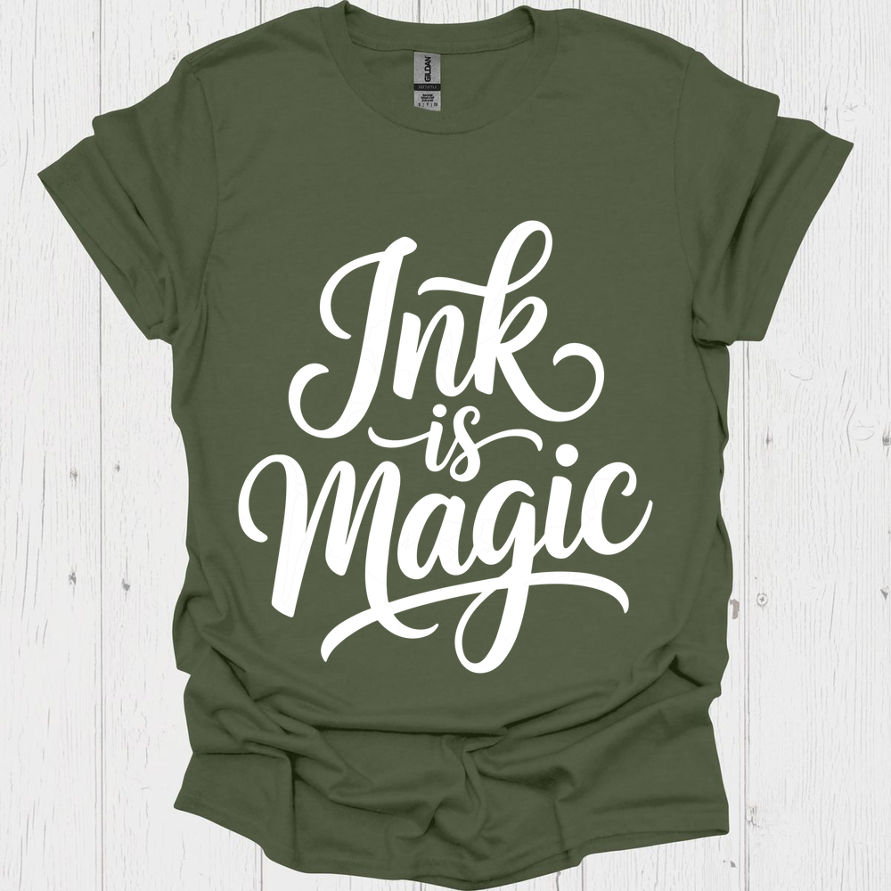 Ink Is Magic V1b Book Lover T-Shirt
