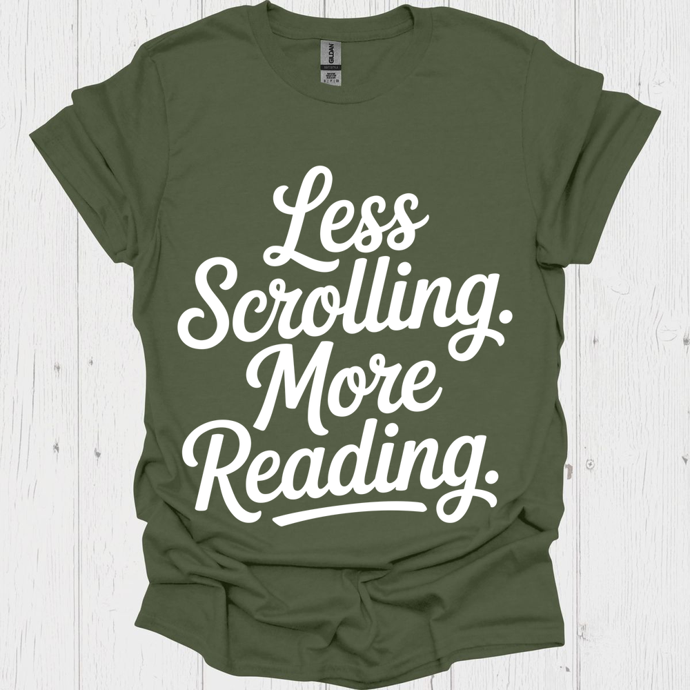 Less Scrolling V1b Book Lovers  & Pet Lovers T-Shirt
