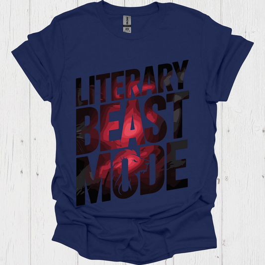 Literarty Beast 2 Book Lovers  & Pet Lovers T-Shirt