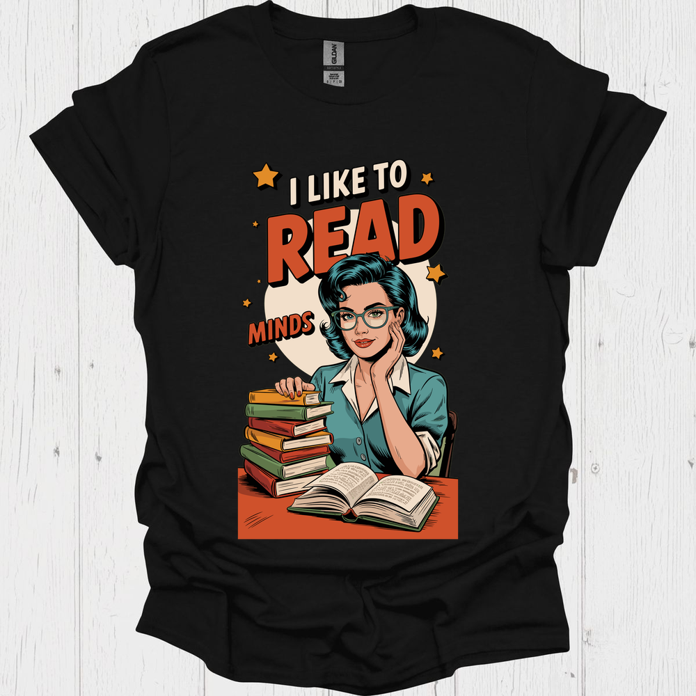 Funny Book Lover T-Shirt – Minds Are Sexy Reading Tee for Smart Readers v1